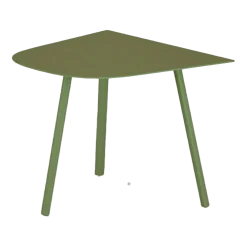 Table basse en aluminium vert 56 x 38 cm Mosaiko - Fast Spa