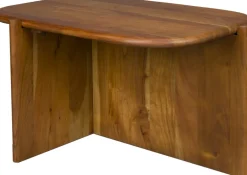 Table basse en bois d'acacia 75x50x35cm Feller - Dutchbone