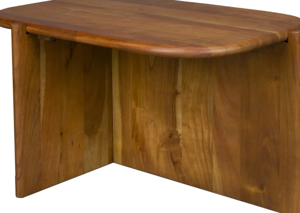 Table basse en bois d'acacia 75x50x35cm Feller - Dutchbone