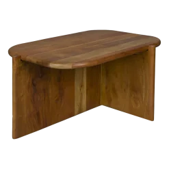 Table basse en bois d'acacia 75x50x40cm Feller - Dutchbone