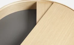 Table basse en bois de chêne huilé 89x38cm Arc - Woud