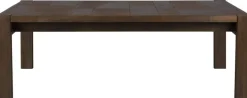 Table basse en bois d'hévéa marron 120x60x40cm Bruneau - Dutchbone