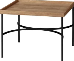 Table basse en chêne et métal noir Unity - AYTM