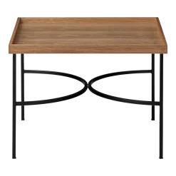 Table basse en chêne et métal noir Unity - AYTM