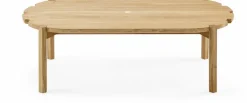 Table basse en chêne naturel 100 cm Pinion - Emko