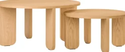 Table basse en chêne naturel L Kuvu - noo.ma