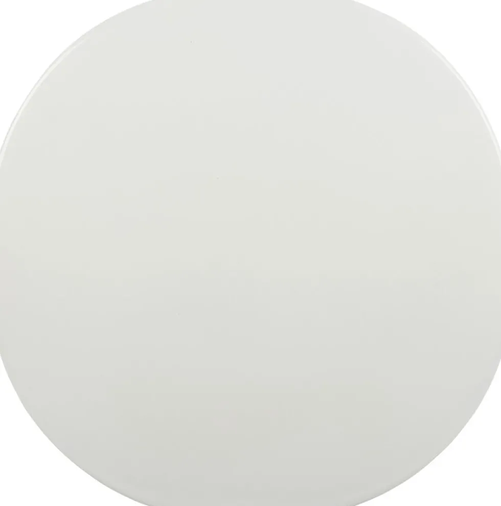 Table basse en céramique blanc palourde 75x75 cm Carmel - Gubi