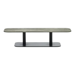 Table basse en céramique grise 129 x 45 cm Kodo - Vincent Sheppard