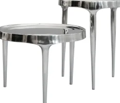 Table basse en fonte d'aluminium chrome 50x40cm Phantom - 101 Copenhagen