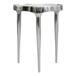 Table basse en fonte d'aluminium chrome 50x40cm Phantom - 101 Copenhagen