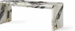 Table basse en marbre calacatta viola 100 x 38 cm Plinth Bridge - Audo