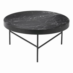 Table basse en marbre noir 70,5 cm - Ferm Living