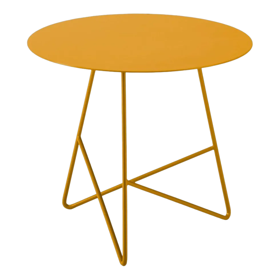 Table basse en métal giallo maya 96x61x50cm Ermione 50 - MEME DESIGN
