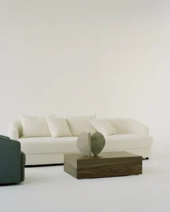 Table basse en noyer 103 x 60 cm Mass High - New works