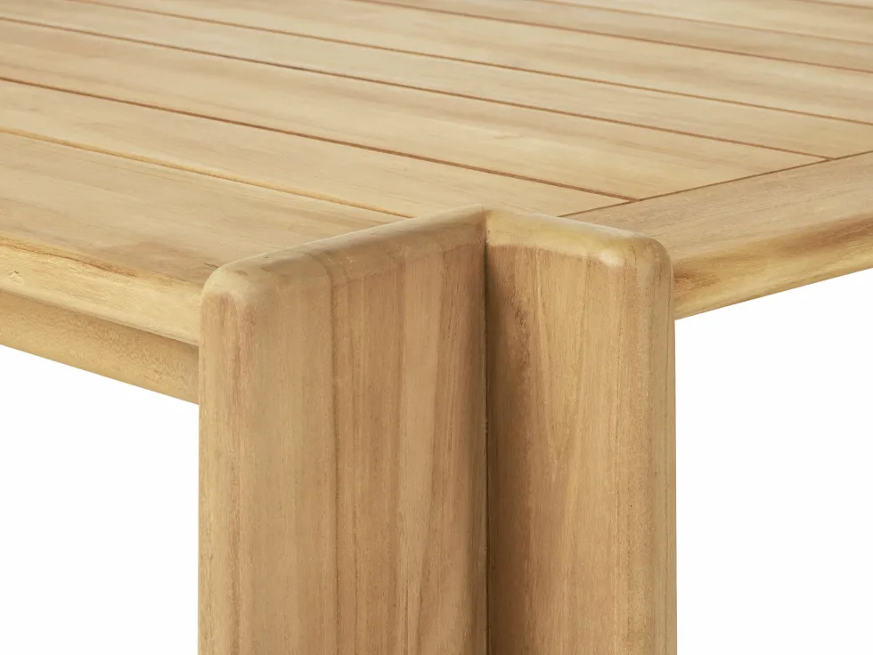 Table basse en teck naturel 100x113 cm Atmosphera - Gubi