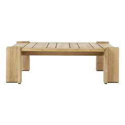 Table basse en teck naturel 100x113 cm Atmosphera - Gubi