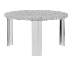 Table basse en thermoplastique transparent 50x28cm T table - Kartell