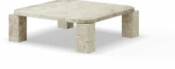 Table basse en travertin 82 x 82 cm Atlas - New works