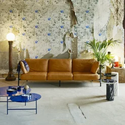 Table basse en verre Bleu Zorro - La Chance