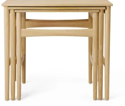 Table basse gigogne en chêne 52x48x34cm CH004 - Carl Hansen & Søn