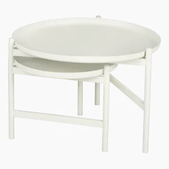 Table basse gigogne en fer blanche Turner Table - Broste Copenhagen