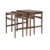 Table basse gigogne en noyer 52x48x34cm CH004 - Carl Hansen & Søn