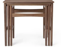 Table basse gigogne en noyer 52x48x34cm CH004 - Carl Hansen & Søn