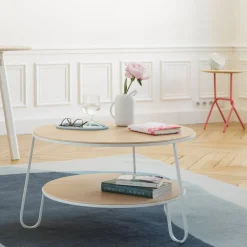 Table basse gris ardoise 70 cm Eugénie - Hartô