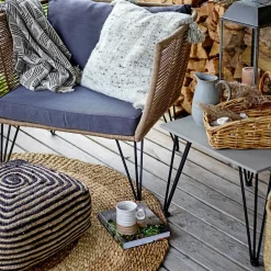 Table basse grise 55 x 55 cm Mundo - Bloomingville