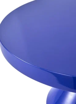 Table basse laquée bleu foncé Zig Zag - Pols Potten