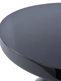 Table basse laquée noir Zig Zag - Pols Potten