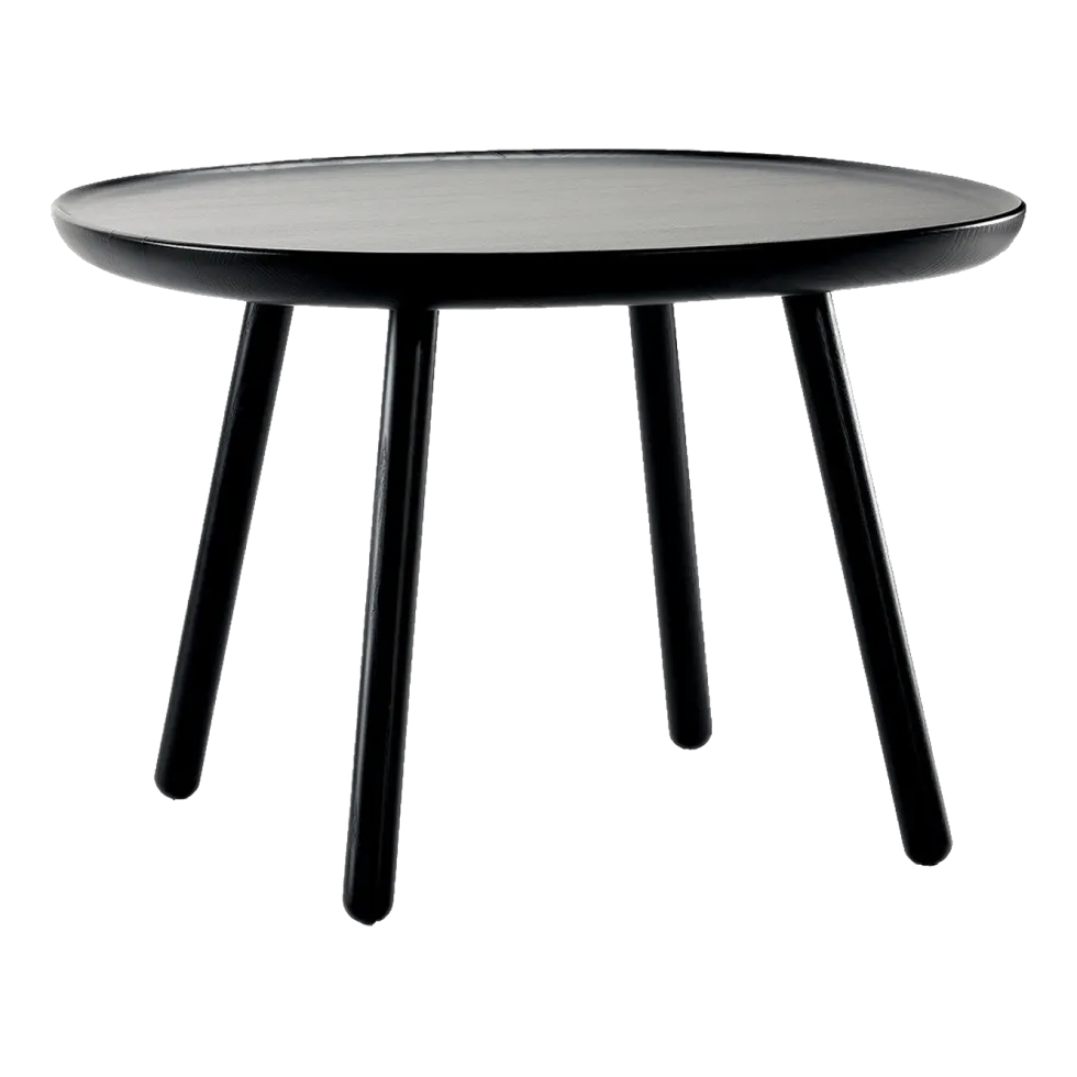 Table basse noire 64 cm Naïve - Emko