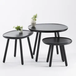 Table basse noire 61 cm Naïve - Emko