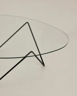 Table basse noire en verre Pedrera - Gubi