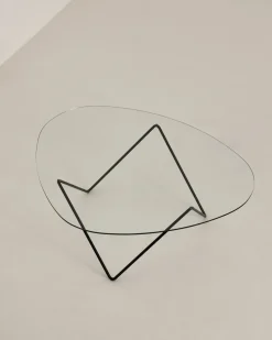 Table basse noire en verre Pedrera - Gubi