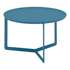 Table basse petrolio Round 2 - Meme Design