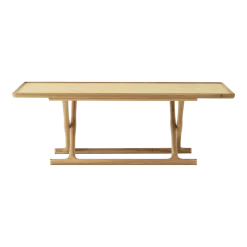 Table basse pliable en chêne naturel 130 x 46 cm Jäger - Audo