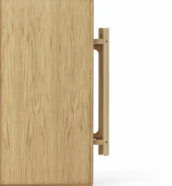 Table basse pliable en chêne naturel 130 x 46 cm Jäger - Audo