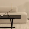 Table basse pliable en chêne teint noir 130 x 46 cm Jäger - Audo