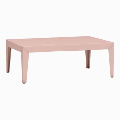 Table basse rectangulaire baby pink Zef - Matière Grise
