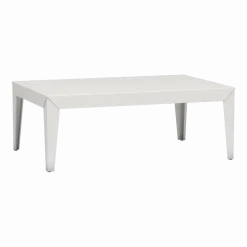 Table basse rectangulaire blanche Zef - Matière Grise