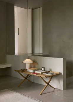 Table basse rectangulaire en chêne et noyer massif 120x61x47cm X HM13 - &tradition