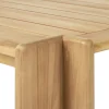 Table basse rectangulaire en teck 113x100cm Atmosfera - Gubi