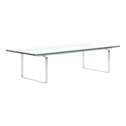 Table basse rectangulaire en verre 170x70x42cm CH108 - Carl Hansen & Søn