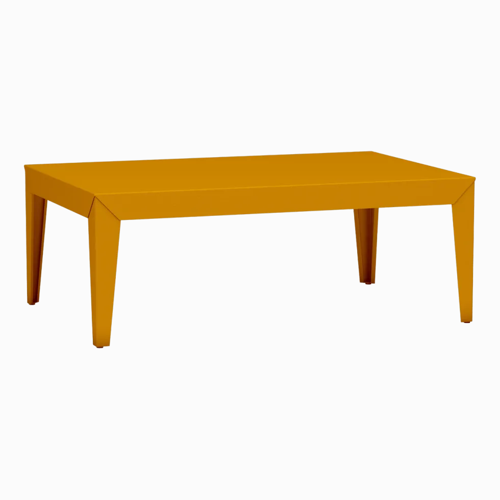 Table basse rectangulaire safran Zef - Matière Grise