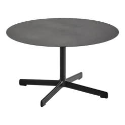 Table basse ronde en acier anthracite 70 x 40 cm Neu - Hay