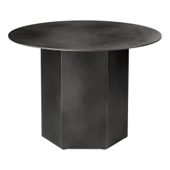 Table basse ronde en acier brumeux 60cm Epic - Gubi