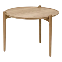 Table basse ronde en chêne 60 cm Aria - Design House Stockholm