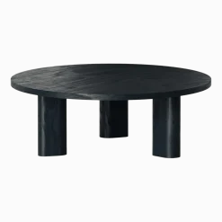 Table basse ronde en chêne noir Galta Forte Round - Kann Design