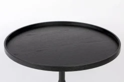 Table basse ronde en chêne noir 69x42cm Jason - Zuiver